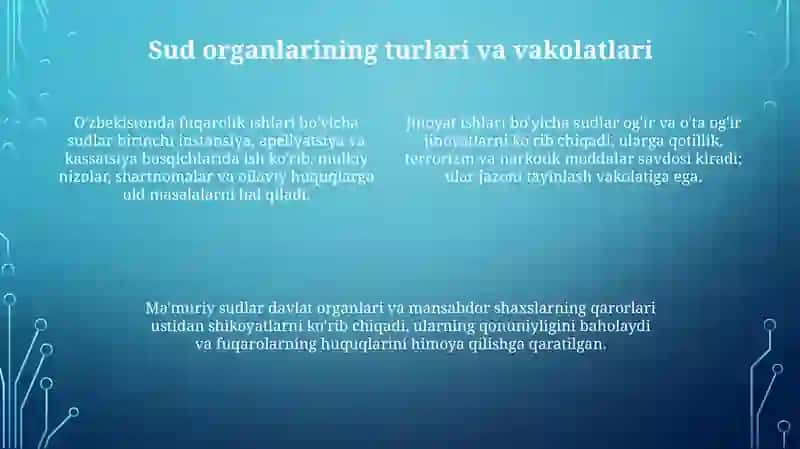 Ŏzbekistonda sud tizimi 4