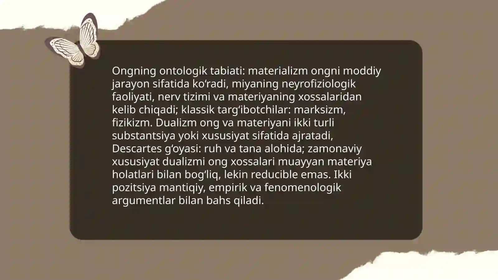 Ongning tabiati, strukturasi va funksiyalari 4