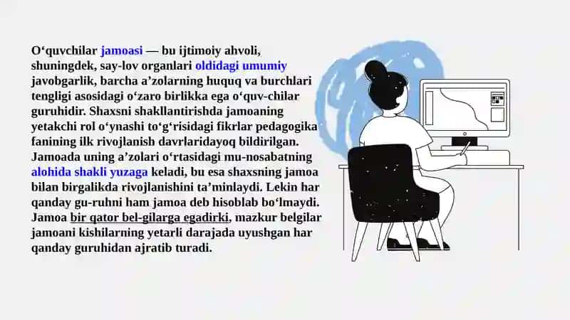 O’quvchilar jamoasi bilan ishlash 4