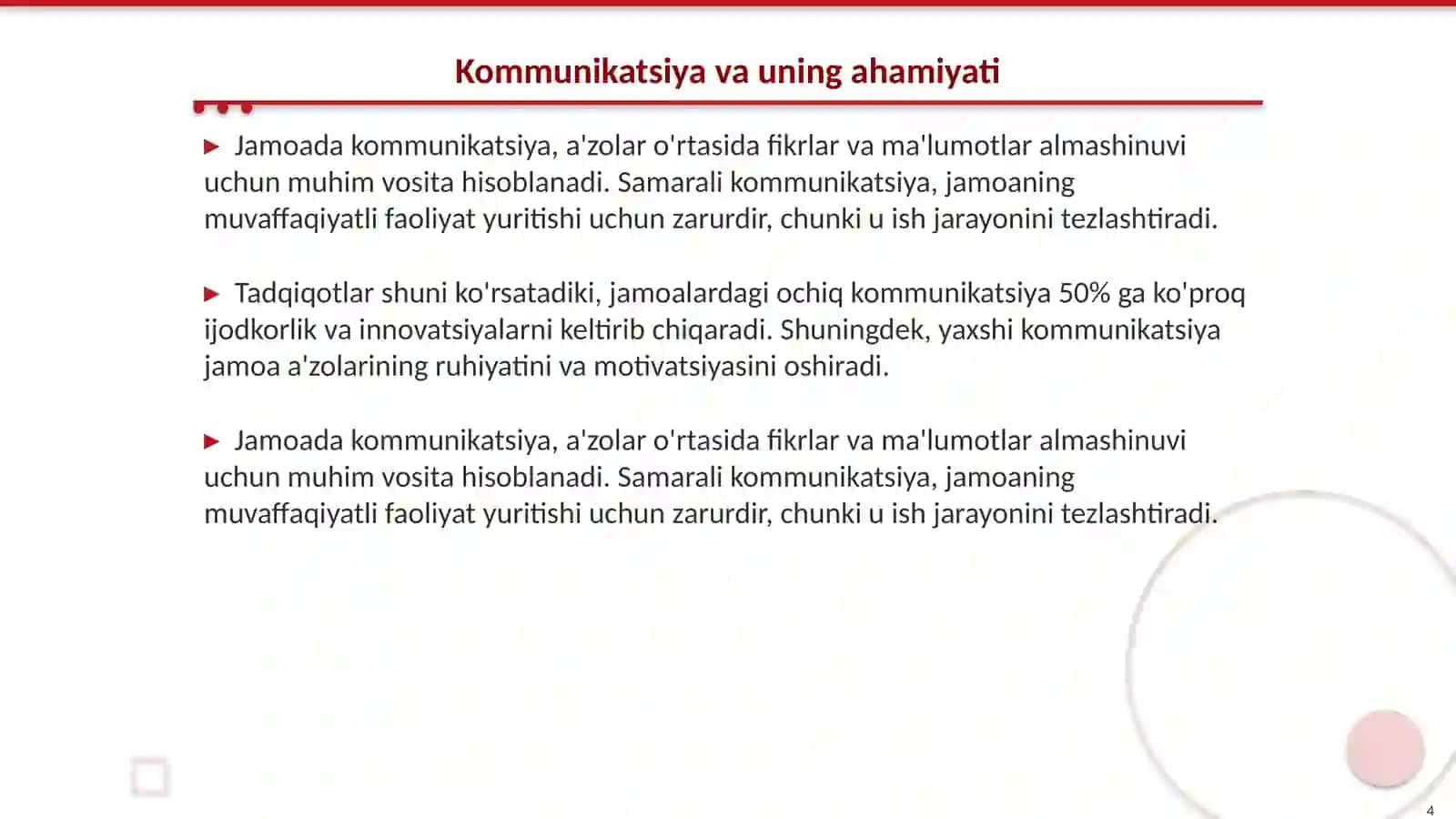 Jamoada ishlash va uning avzalliklari 4