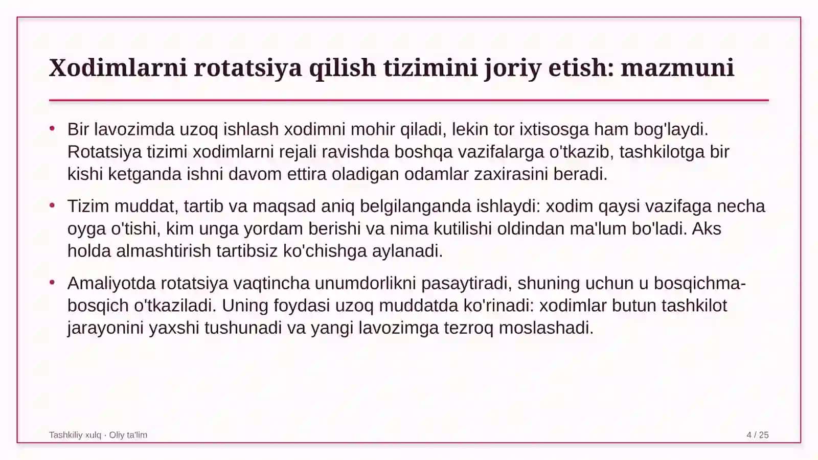 zargarlik do'konlarida xodimlarni rotatsiya qilish tizimini joriy etish 5698 4