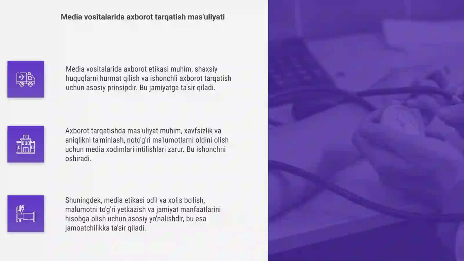 Media vositalarida axborotning etikasi va masʼuliyati 4