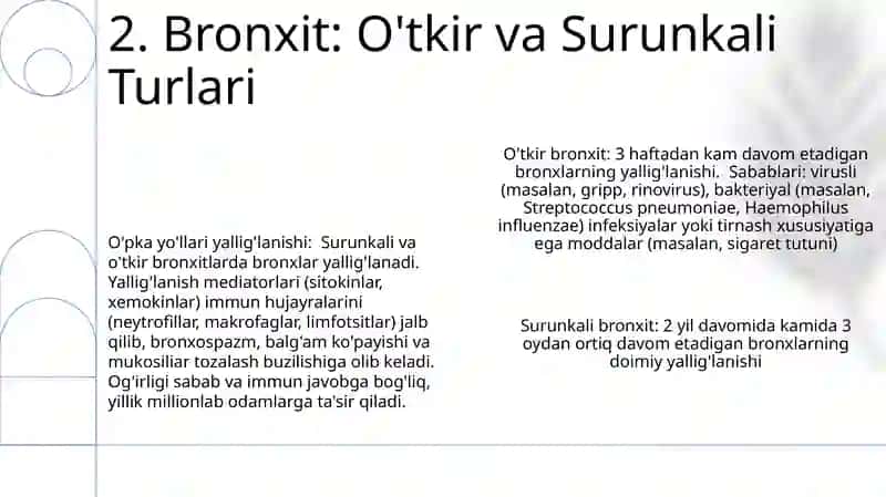 Surunkali Obstruktiv O'pka Kasalligi (SOOK) 4