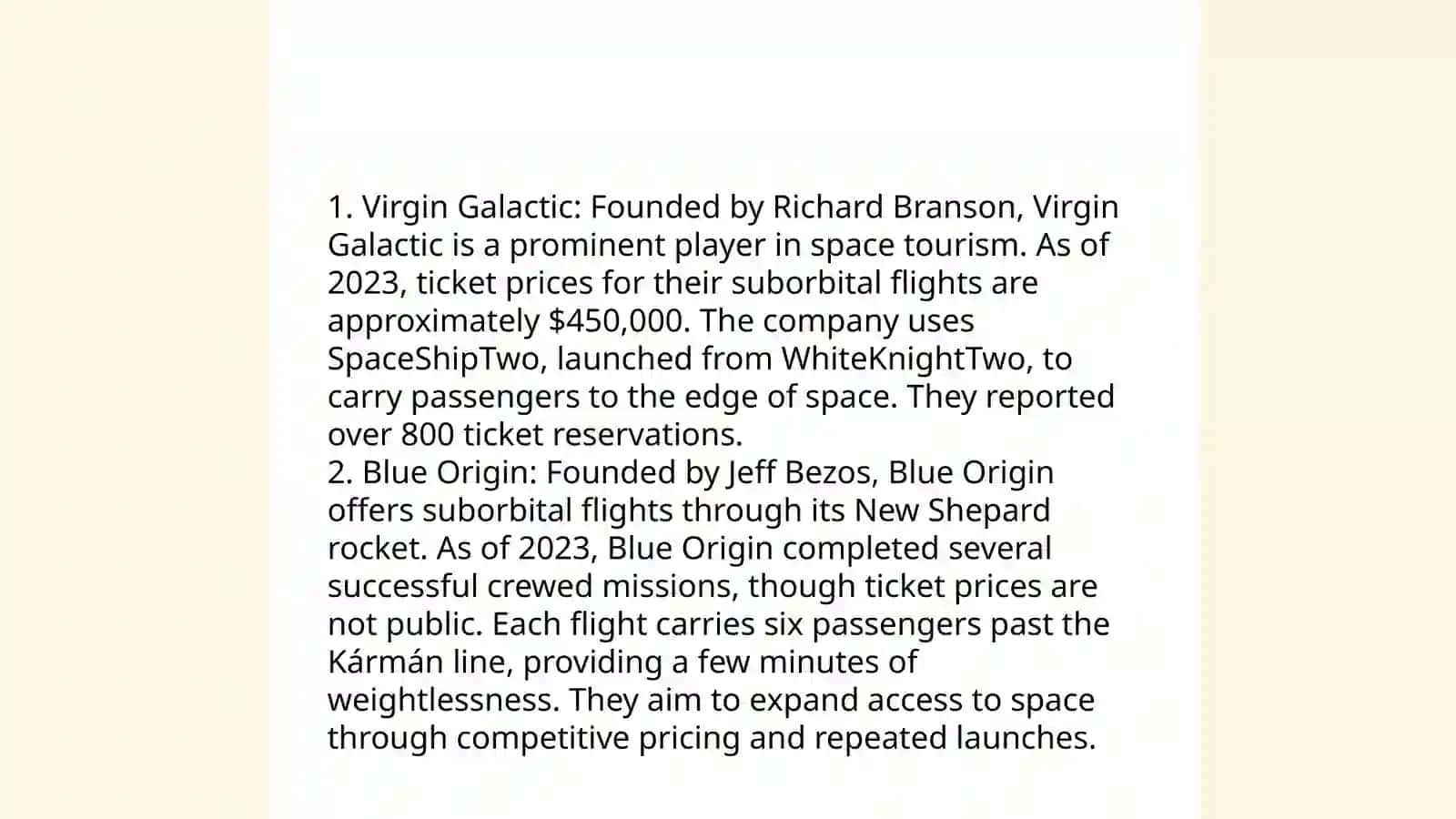 Space tourism 4