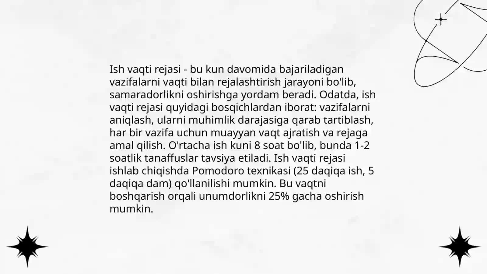 Ish vaqti 4