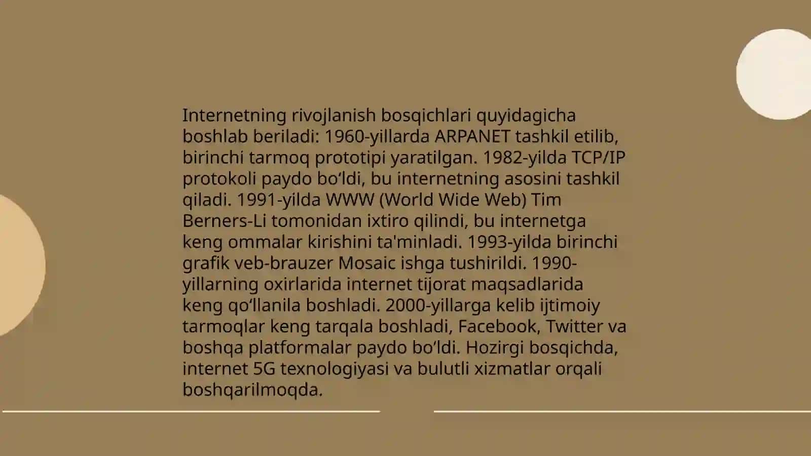 Global kompyuter tarmoqlari 4