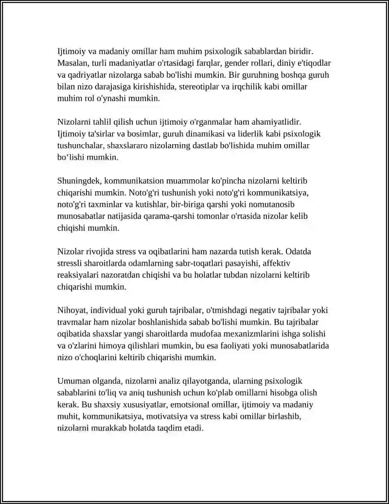 PSIXOLOGIYA NIZOLAR 4