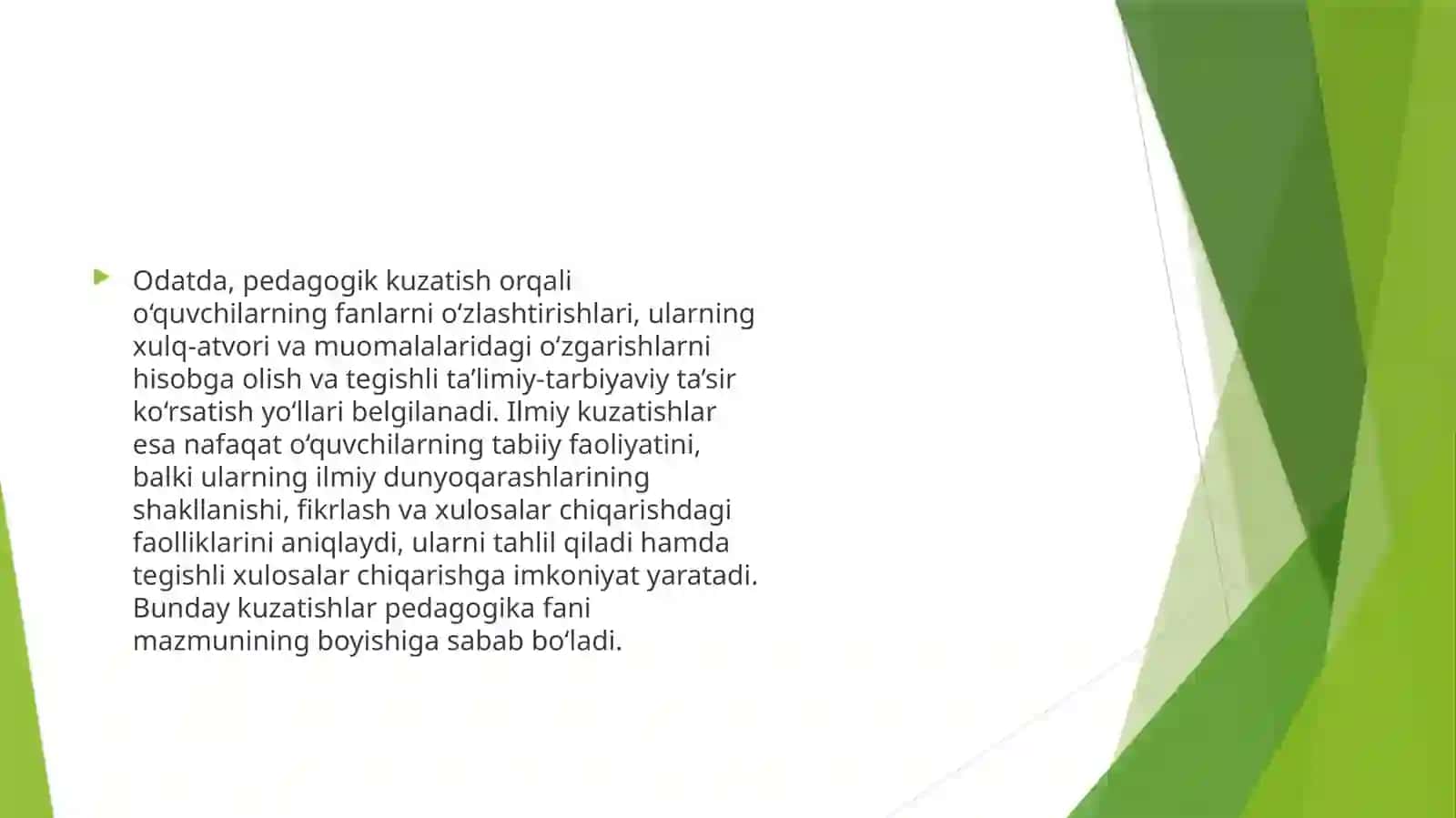 Pedagogikafanining ilmiy-tadqiqot metodlari 4