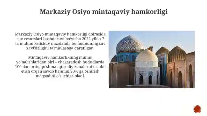 Mirziyoyev Davridagi Tashqisiy Siyosat 4