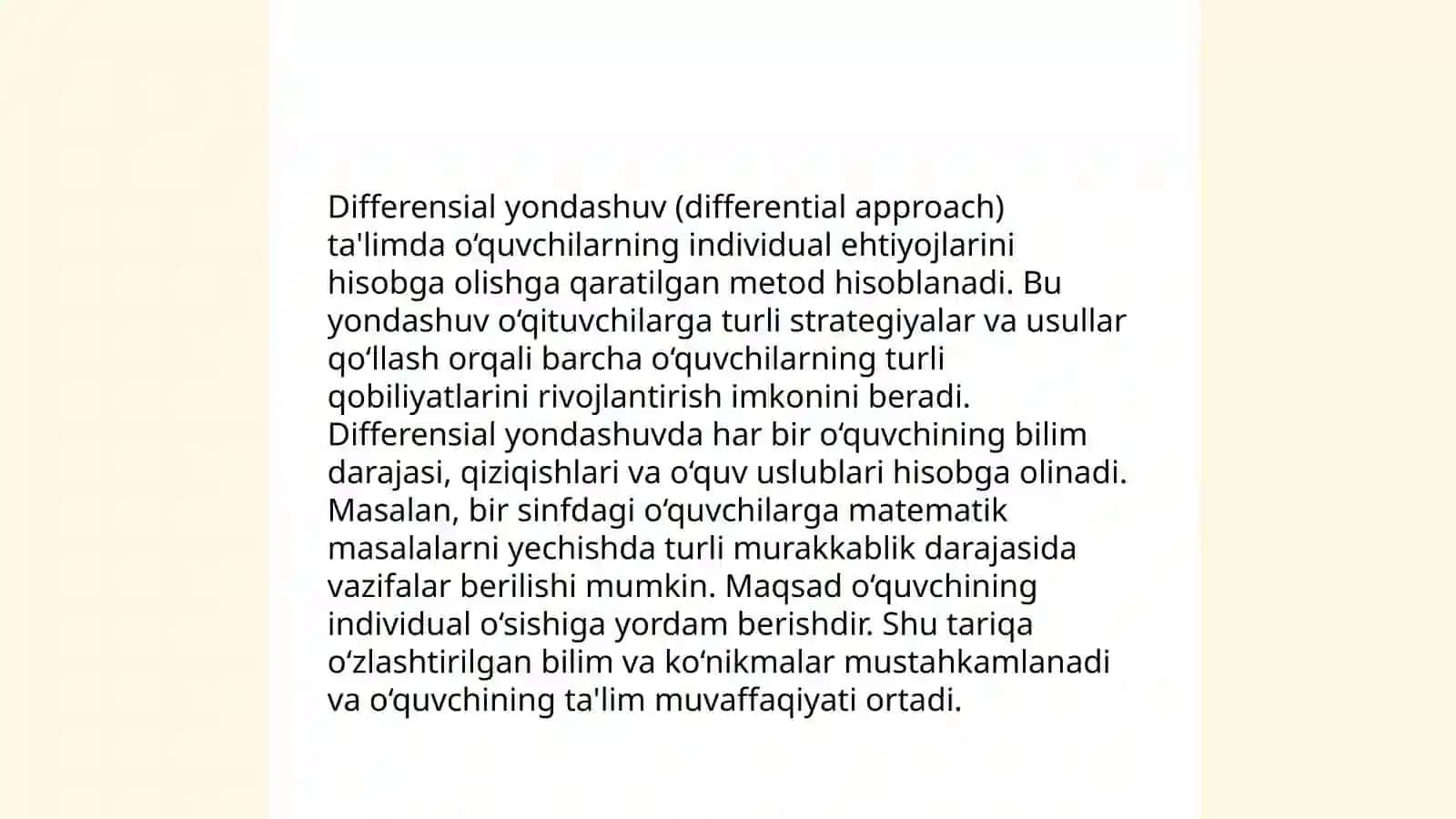 Bolalarni maktabga tayyorlash metodikasi fanining tamoyillari 4
