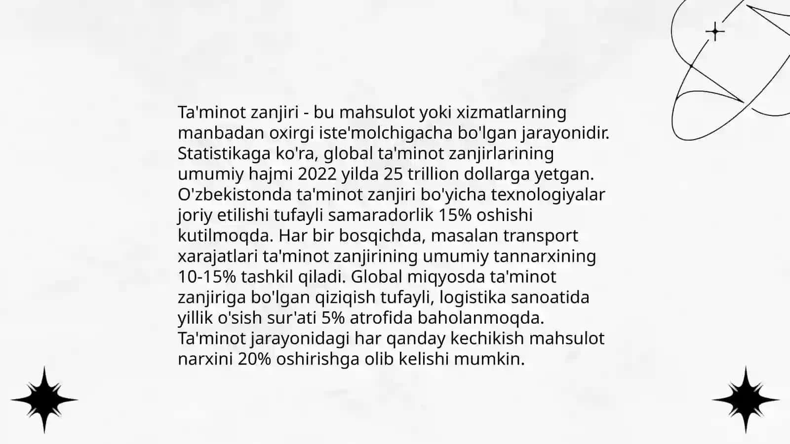 Logistika sarajatlari tarkibi 4