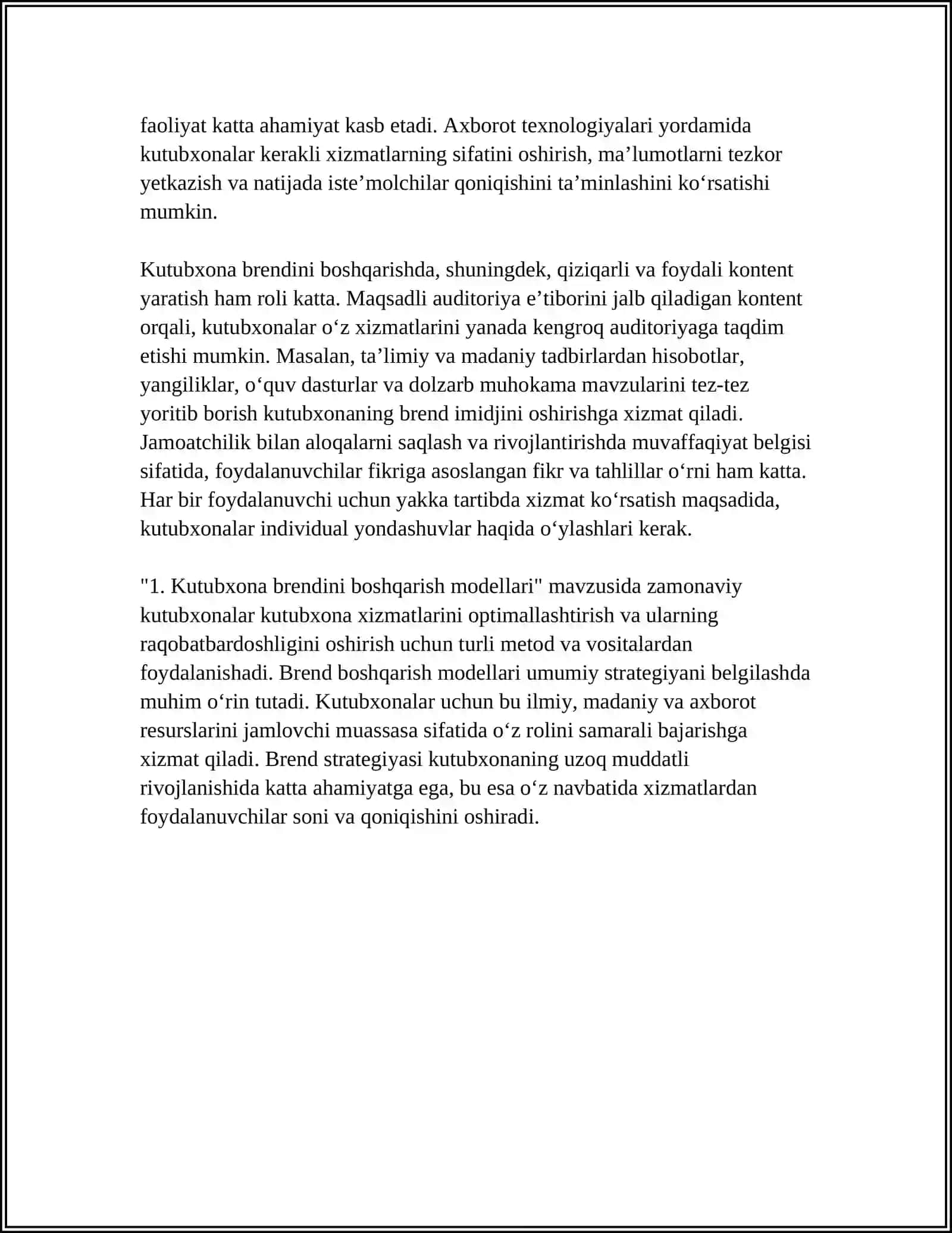 ZAMONAVIY KUTUBXONA MARKETINGI MODELLARI 4