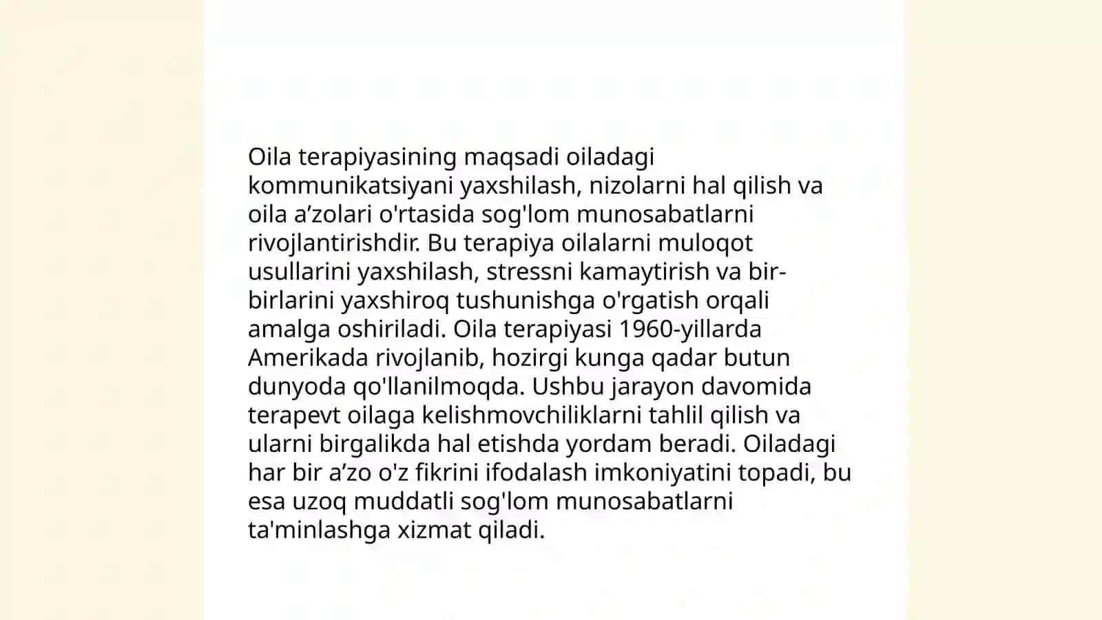 Oila terapiyasi 4
