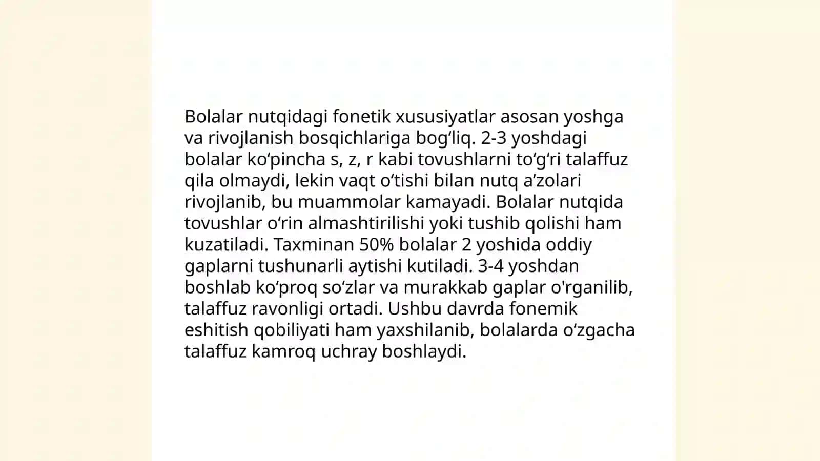 Bolalar nutqi tahlili 4