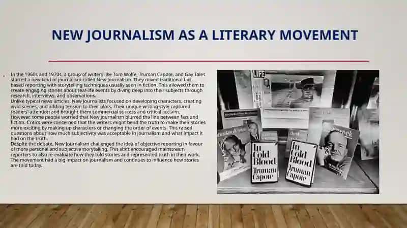 Criminal aspects in Truman’s Documentary work “ In Cold Blood “ 4