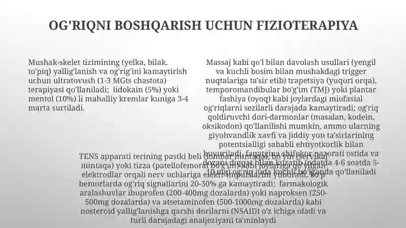 Mahalliy og'riq qoldiruvchi 4