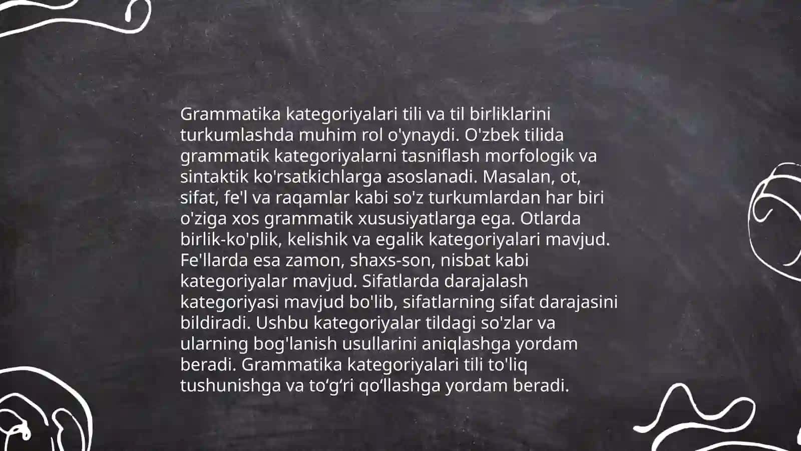 Gramakik ma'no va gramatik kategoriya 4