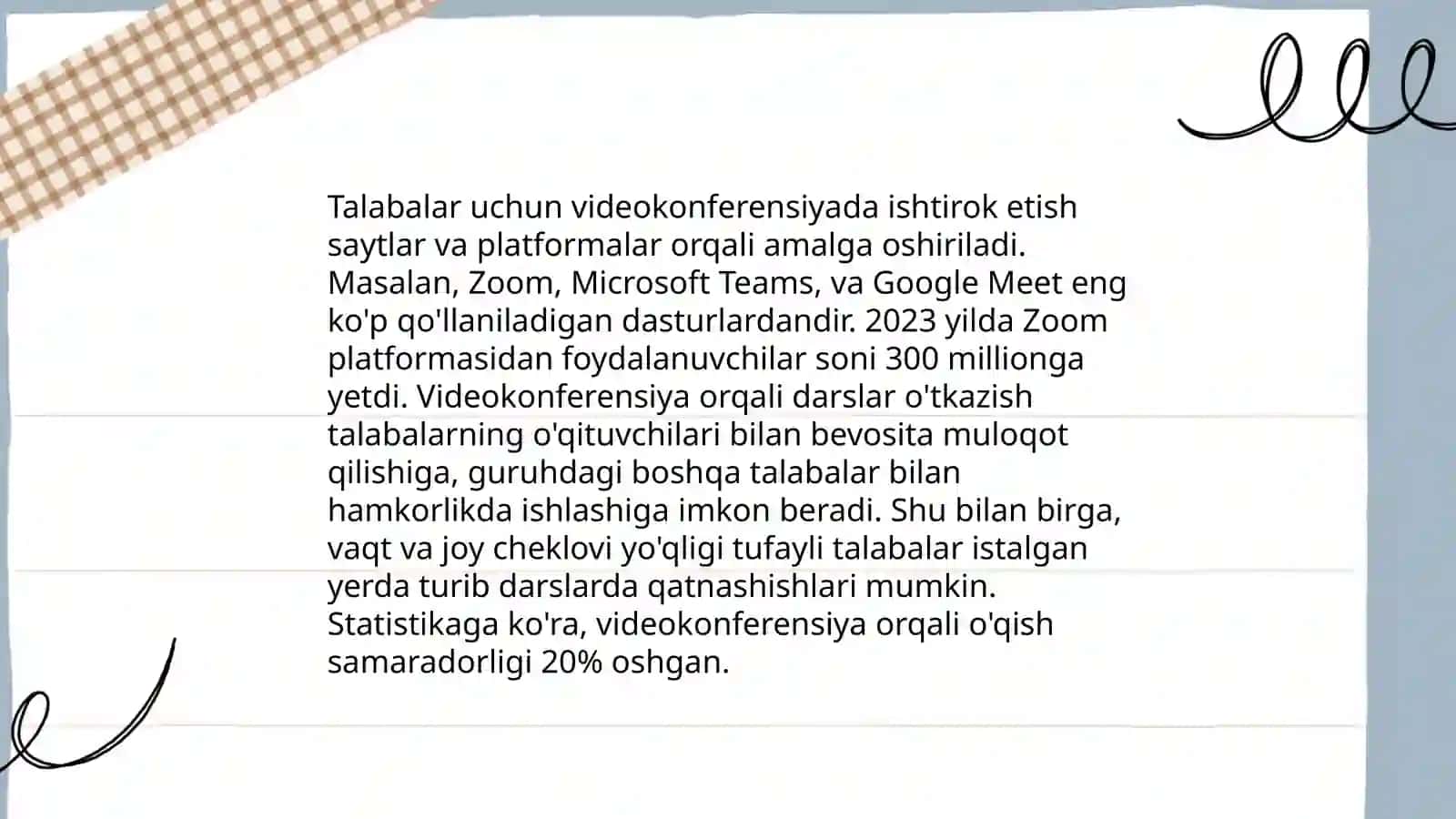 Ta'lim jarayonida videokonferensiylar 4