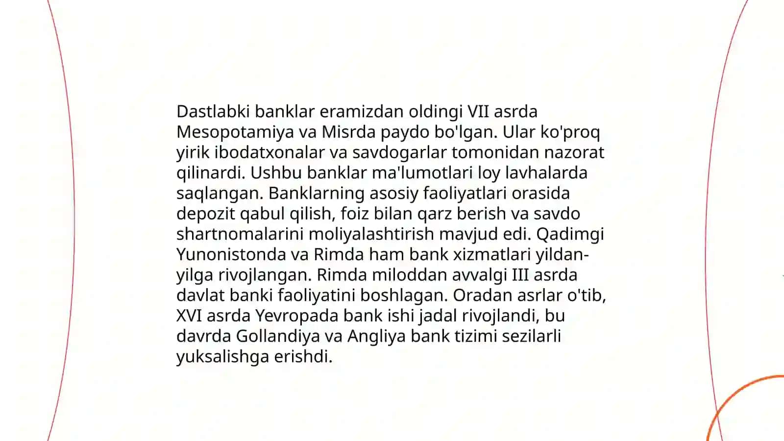 Banklarning paydo bo‘lishi va bank tizimi 4