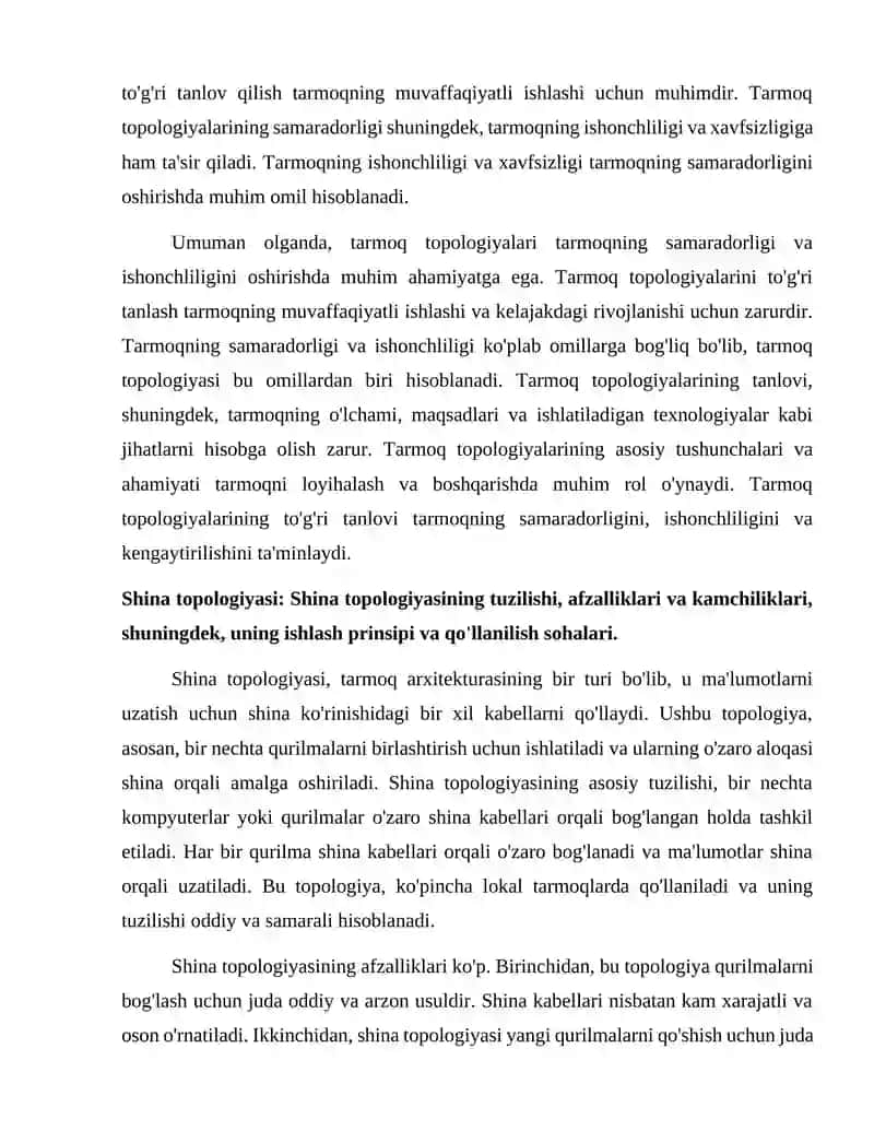 Tarmoq topologiyalari (shina.yulduz.Halqa) 4