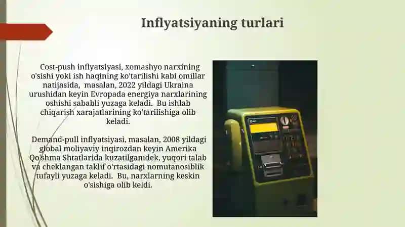 Kredit Tizimi va Inflyatsiya 4