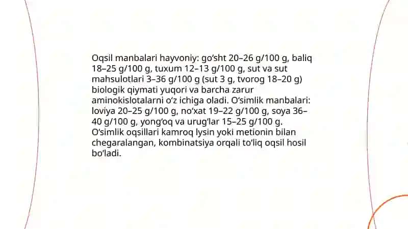 Asosiy oziqaviy moddalar 4