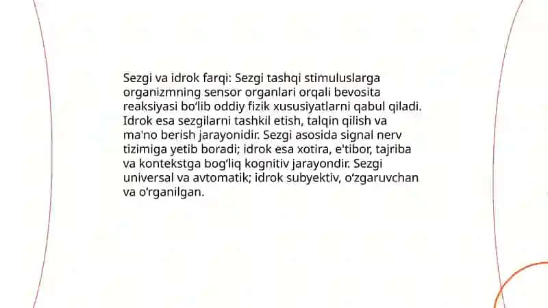 Sezgi va uning psixologik tavsifi 4