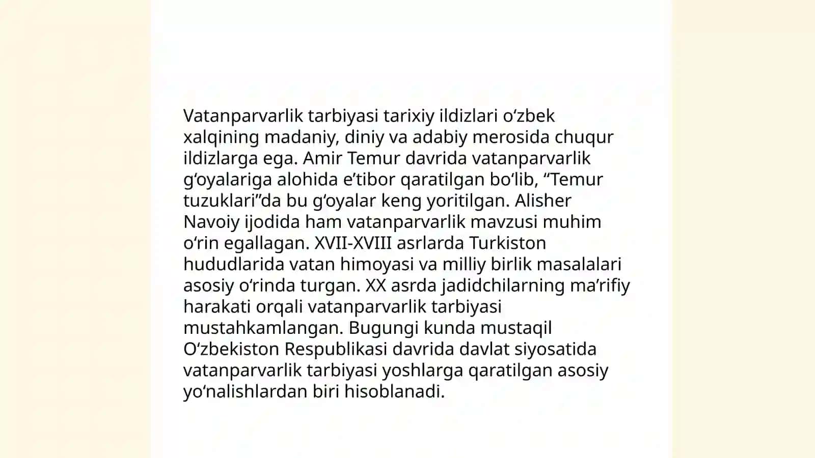 Vatanparvarlik tarbiyasi 4