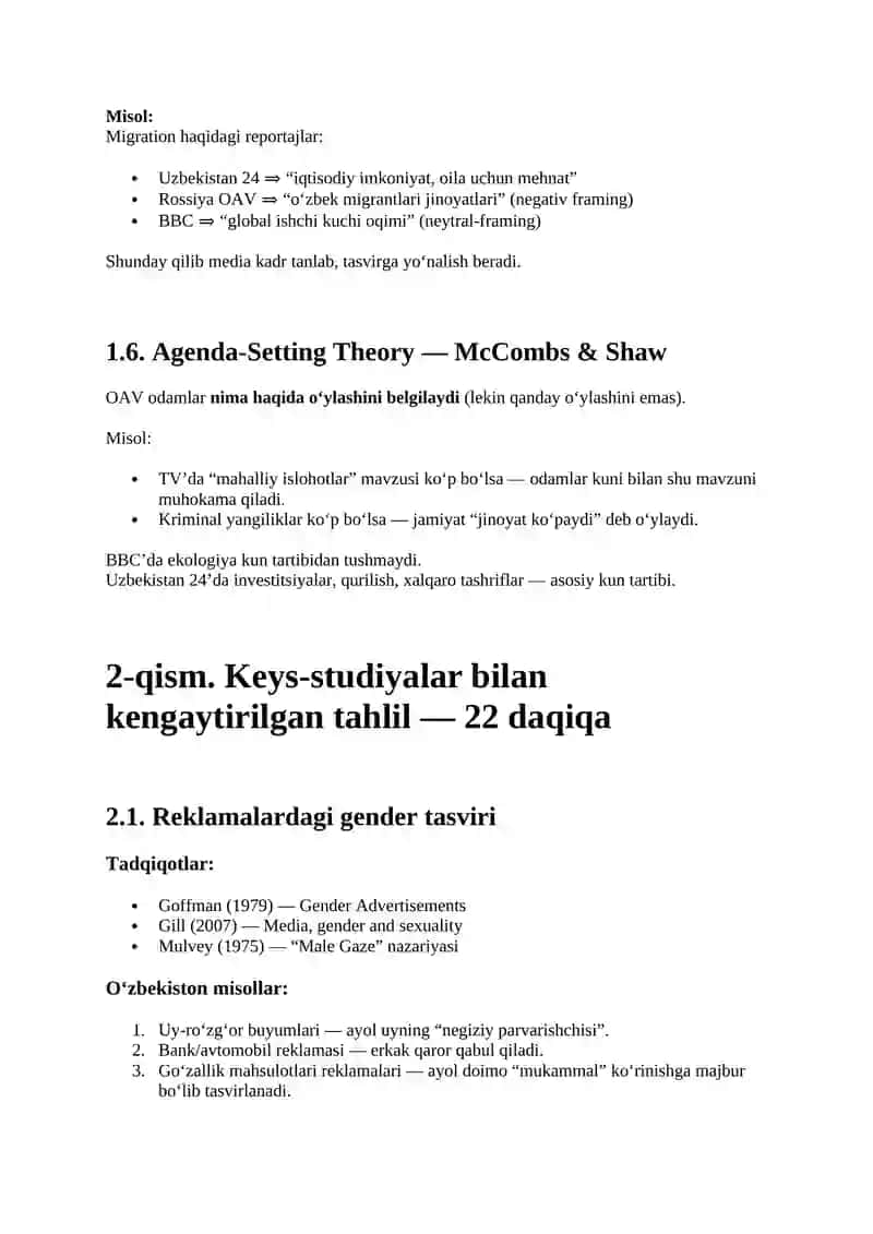 Medianing tasviriy xususiyatlari 4