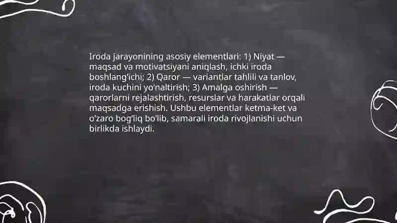 Iroda jarayonlari haqida tushuncha 4