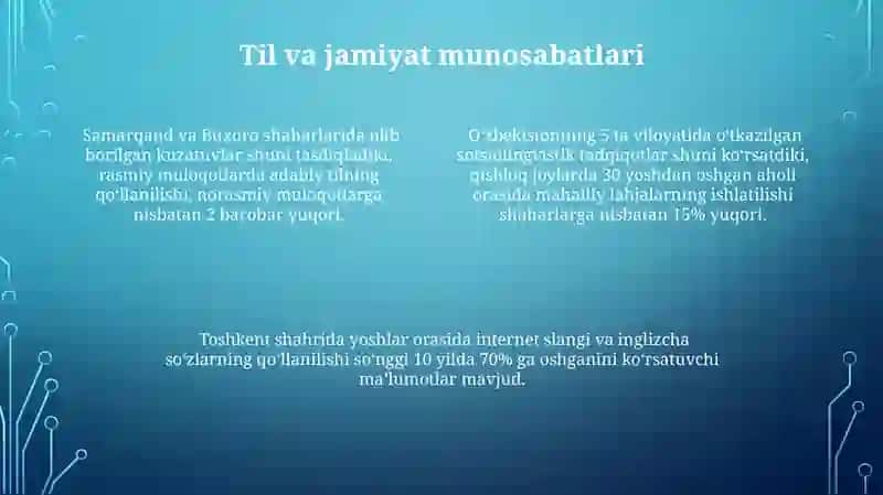 O'zbekeiston muloqot nutqining sotsial xususiyati 4