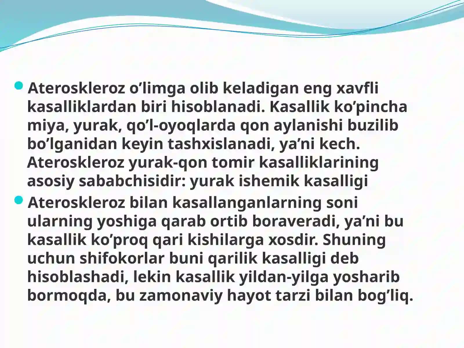 Aterasklerozning kelib chiqish mexanizmi 4