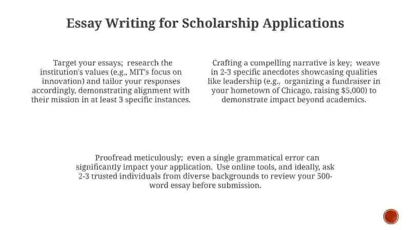 Scholarships programs and Financial aid in top institutions 4