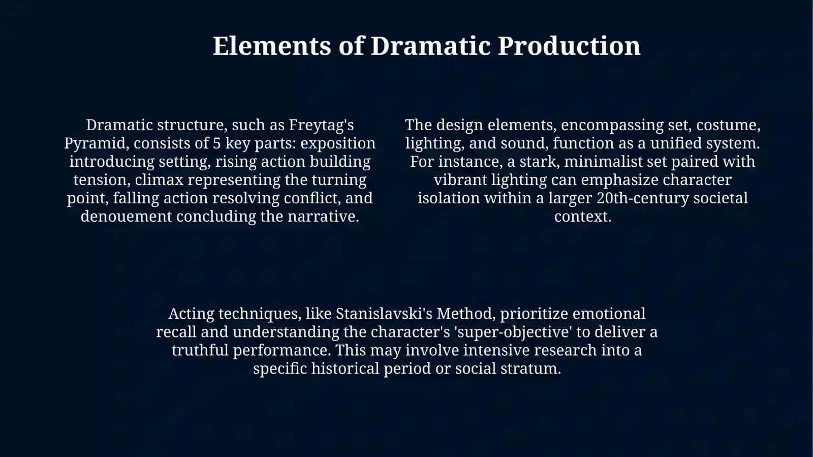 A Journey Through Theatre History and Dramatic Literature 4