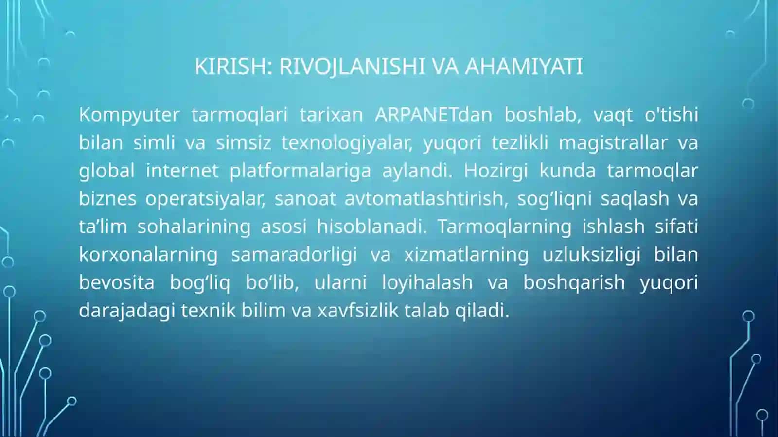 Kompyuter tarmoqlari va turlari 4