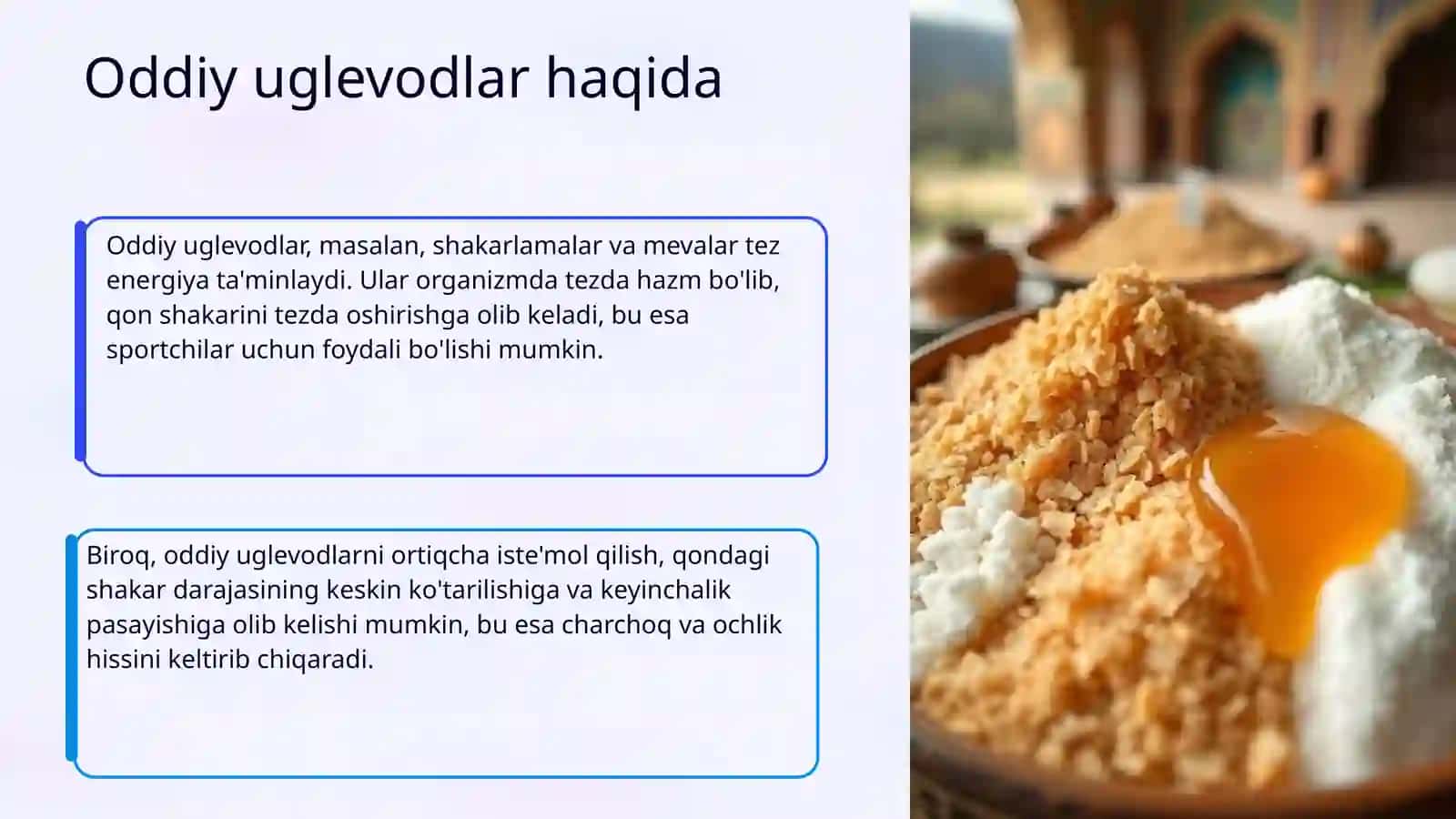 Uglevodlar turlari va xususiyatlari 4