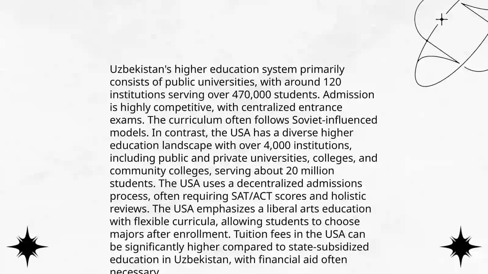 Curriculum Design and Standards in Uzbekistan vs. USA 4