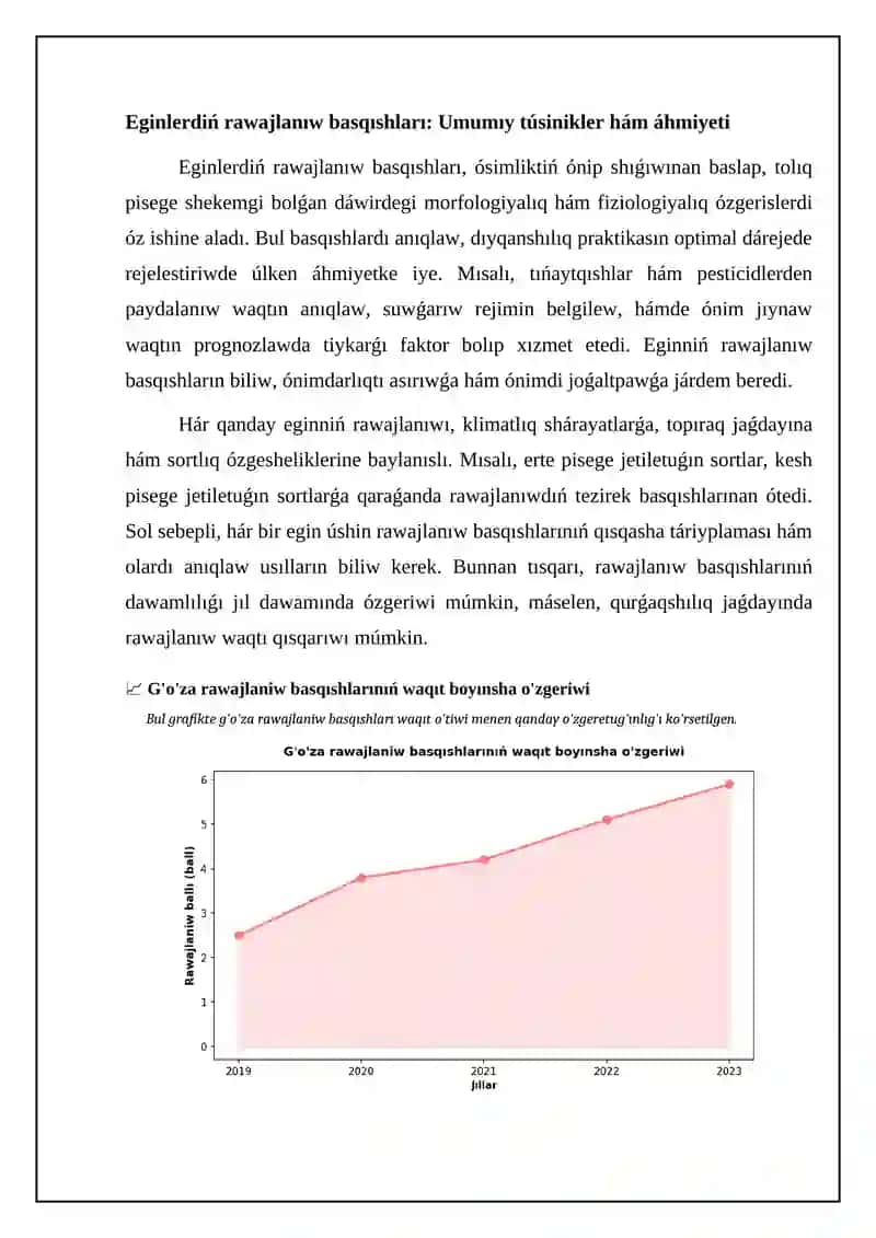 Eginlerdiń rawajlanıw basqıshları 4