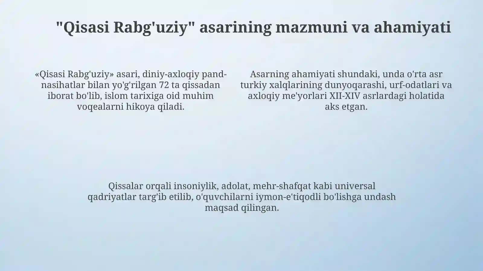 Nosiriddin Rabgʻuziy va ijodiy merosi 4