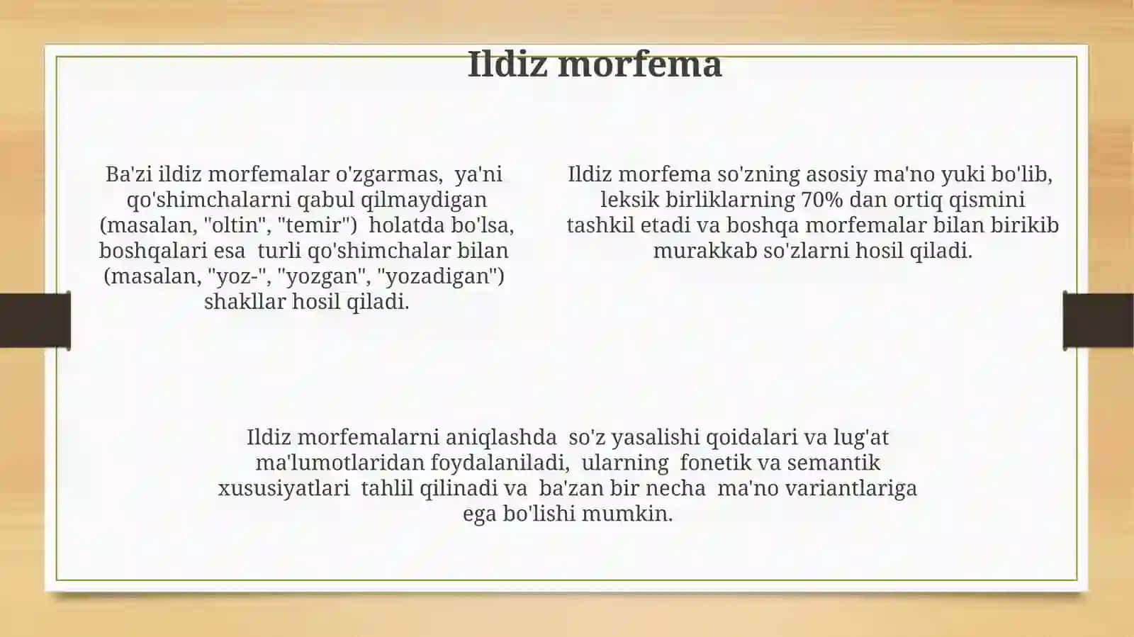Morfema va uning turlari 4