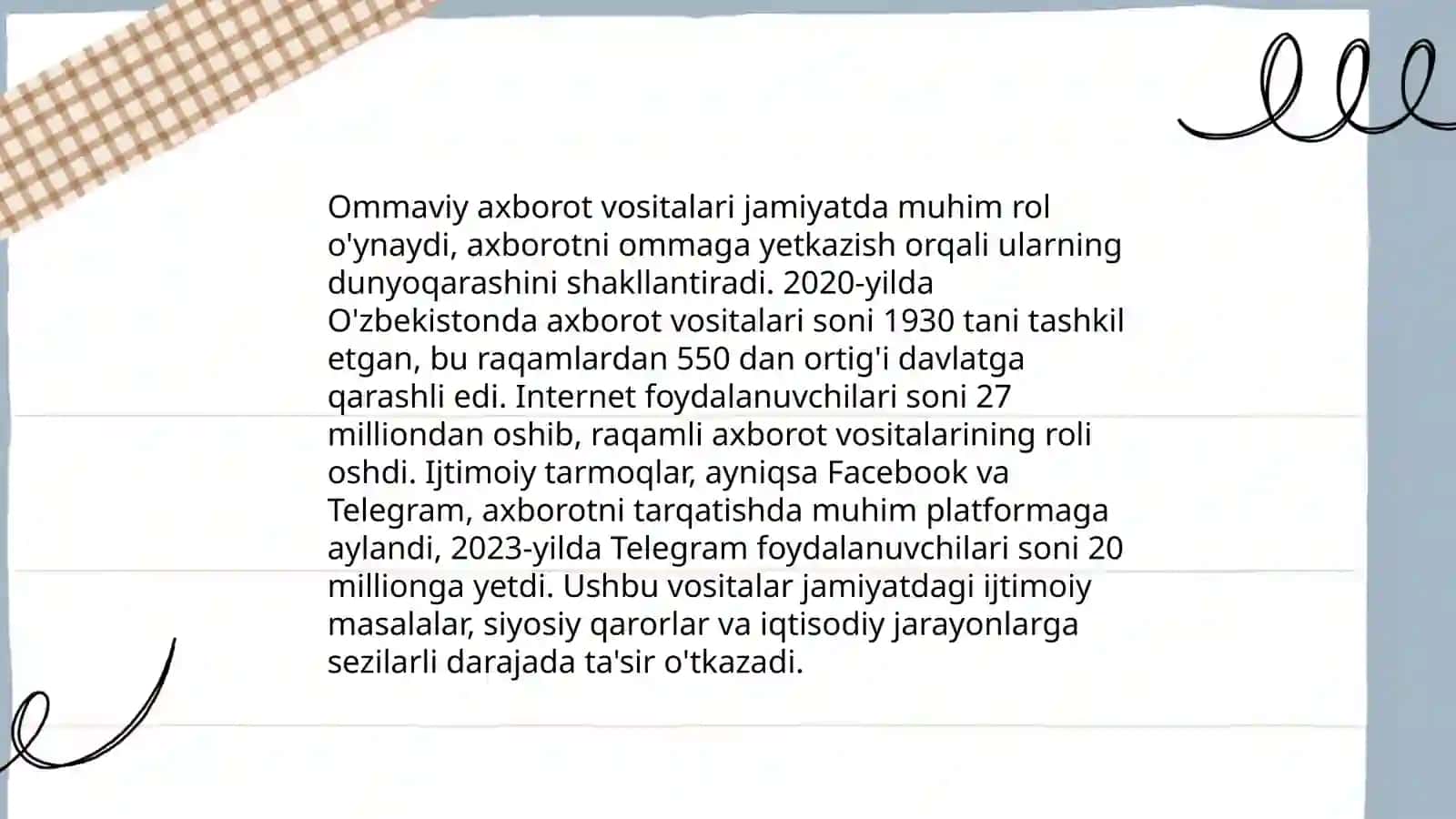 Medialarning ijtimoiy mazmunii 4