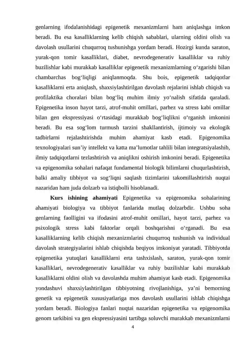 Epigenetika va epigenomika sohasidagi yutuqlar muammolar va istiqbollar 4