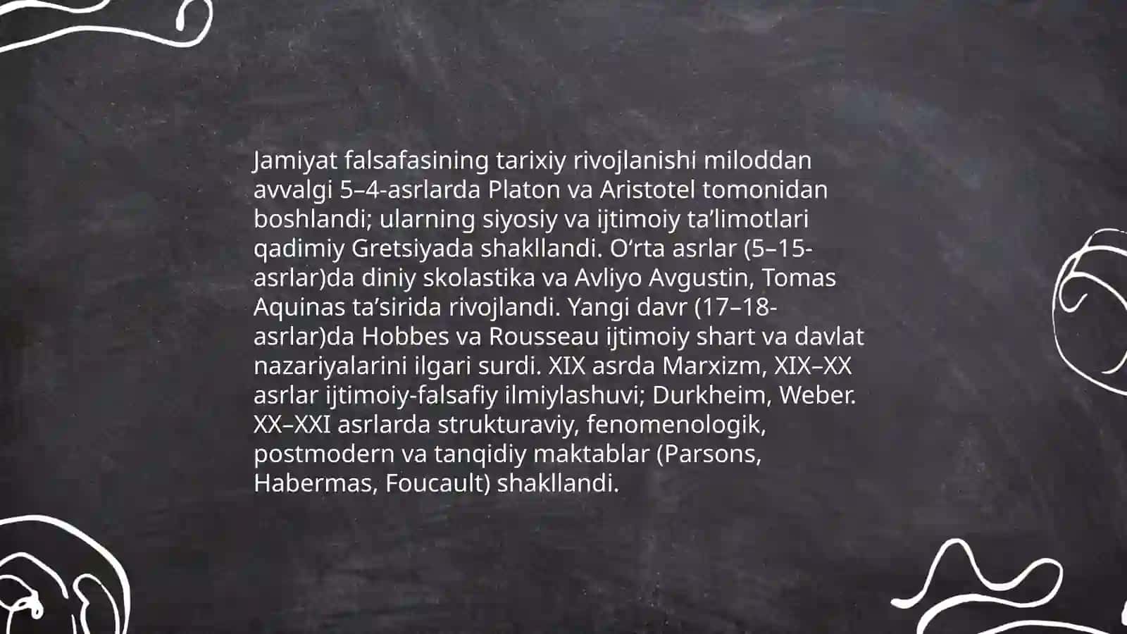 Jamiyat falsafasi 4