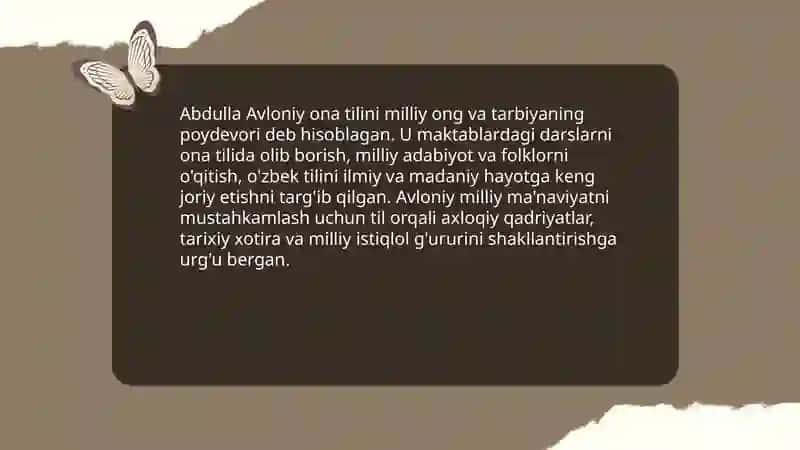 Abdulla Avloniyning ta'lim va tarbiya tushunchasi 4