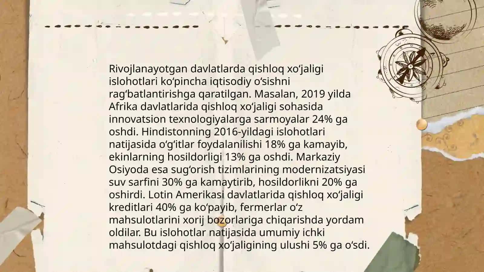 Rivojlangan va rivojlanayotgan hamda MDH davlatlarning agrar siyosati 4