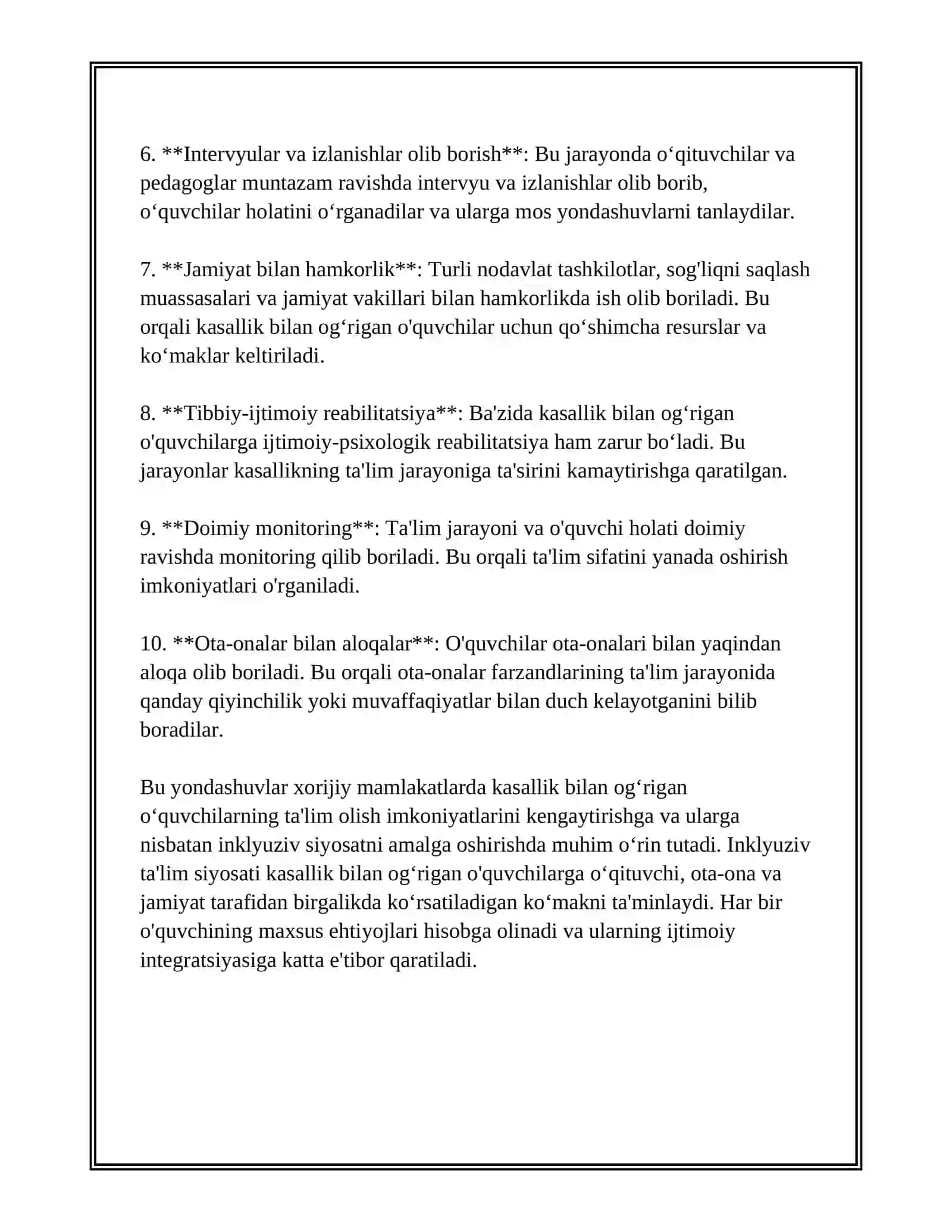 XORIJIY MAMLAKATLARDA KASALLIK BILAN OG'RIGAN 4