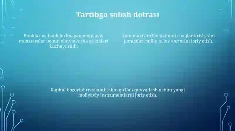O'zbekiston Respublikasidagi Moliya tizimi islohotlari 4