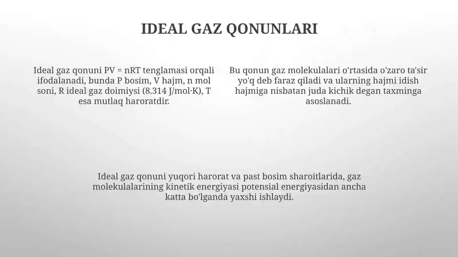 Gazlar kimyosi 4