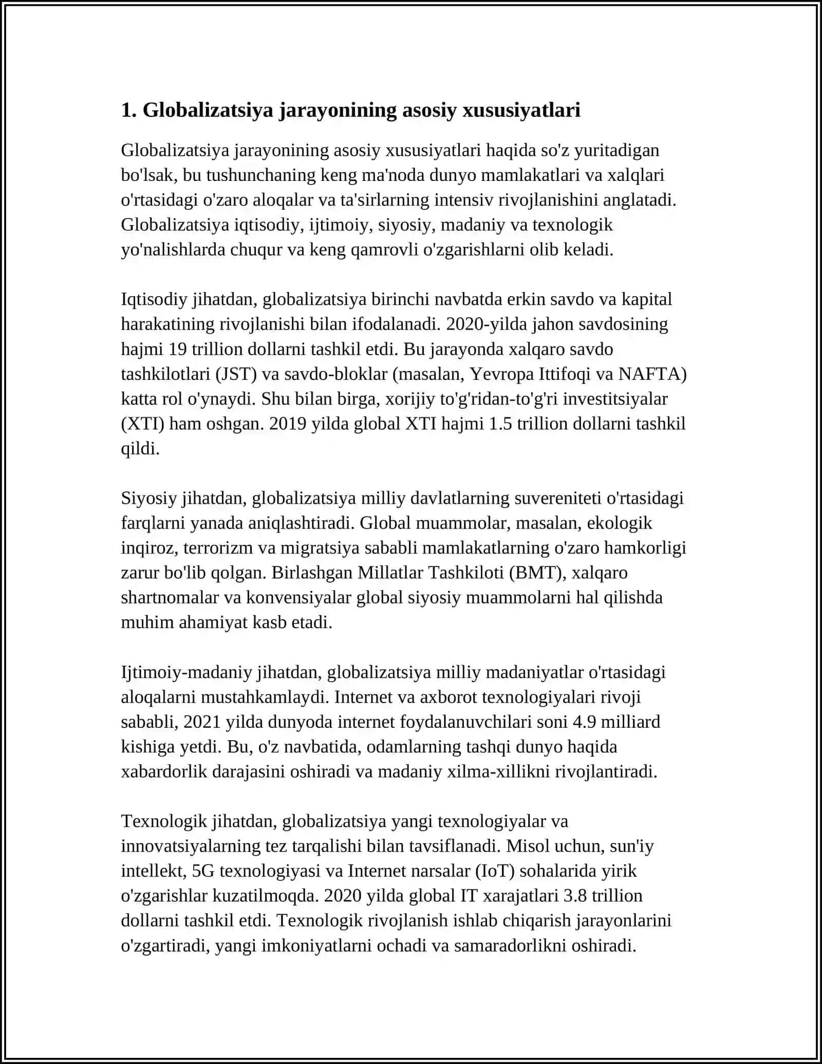 GLOBALLASHUV VA BARQAROR TARRAQIYOT FALSAFASI 4