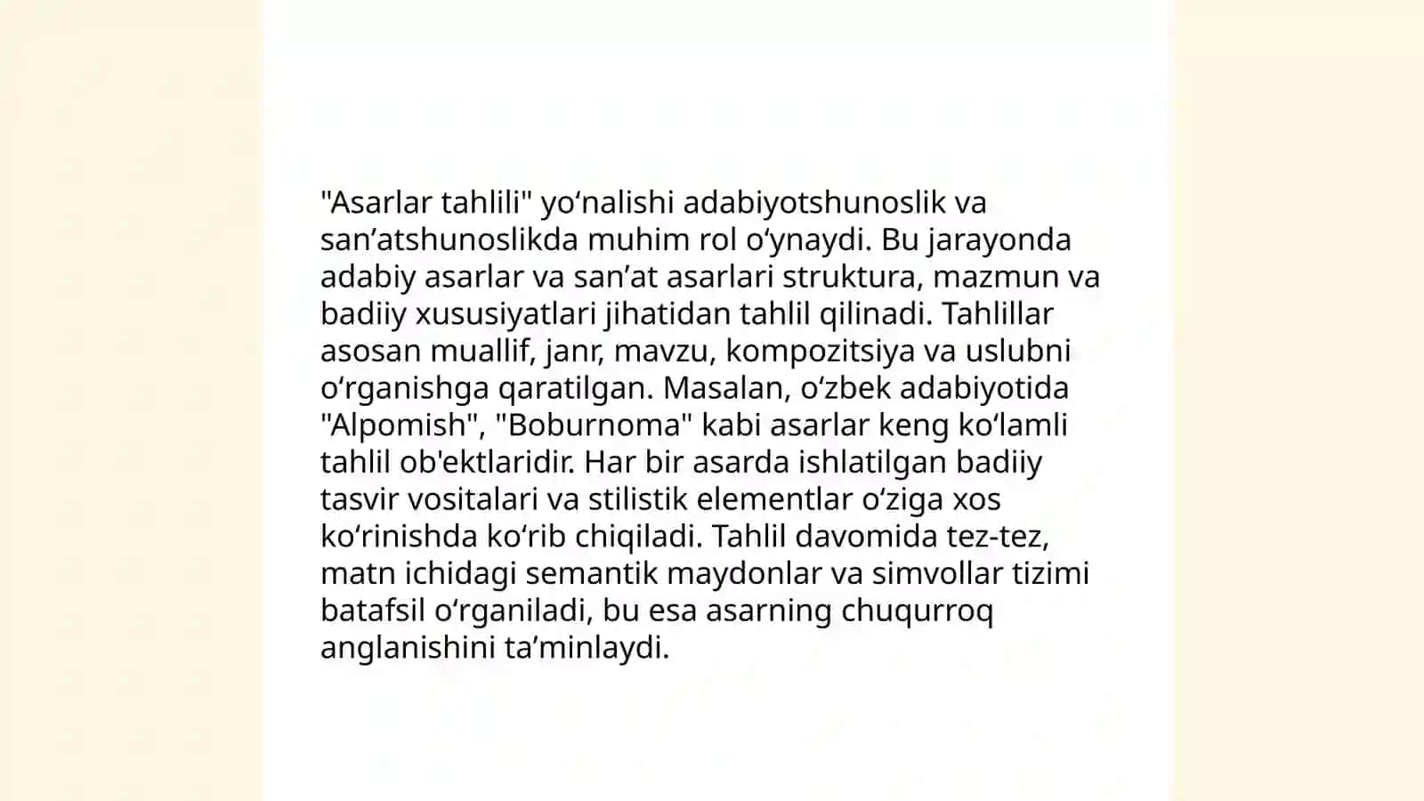 estetika fani predmeti 4